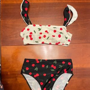 Summersalt cherry high waisted swimsuit Sz 6